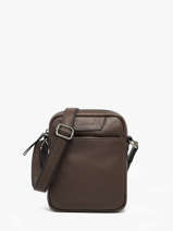 Leather Flandres Crossbody Bag Etrier Brown flandres EFLA729S
