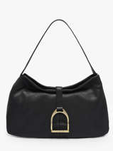 Sac Port� �paule M Etalon Cuir Etrier Noir etalon EETA197M