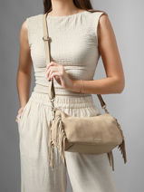 Sac Bandouli�re M Country Etrier Beige country ECOU203M-vue-porte