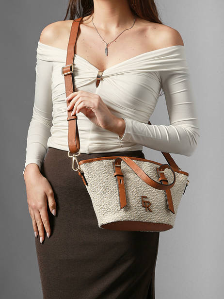 Sac Bandoulière Camargue Cuir Etrier Beige camargue ECAM168S vue secondaire 2